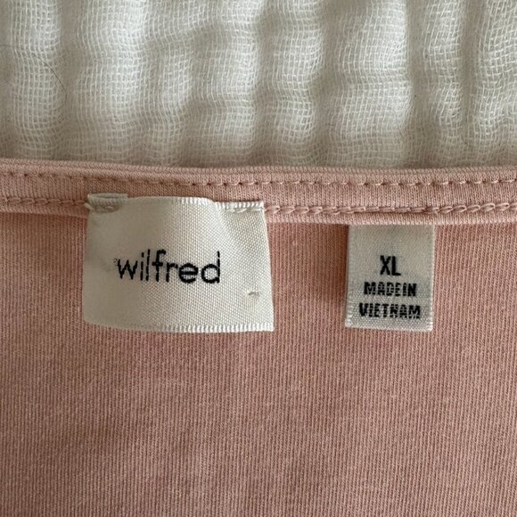 Wilfred GoodLux Bloom Top Deep V-neck top with rosette - Picture 5 of 7